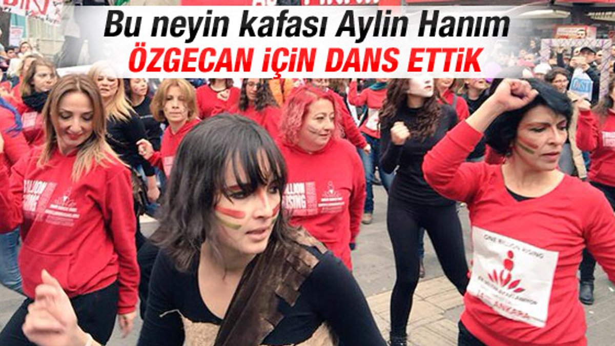 CHP'li Aylin Nazlıaka Özgecan için dans etti