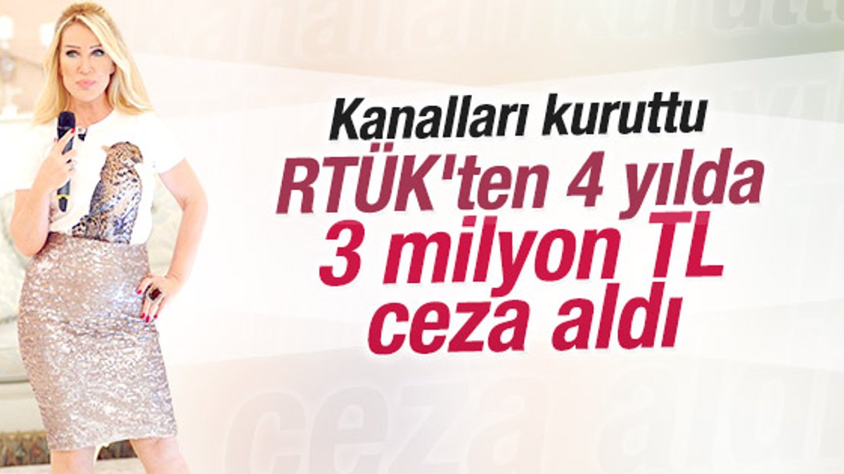 RTÜK'ten Seda Sayan'a 3 milyon ceza