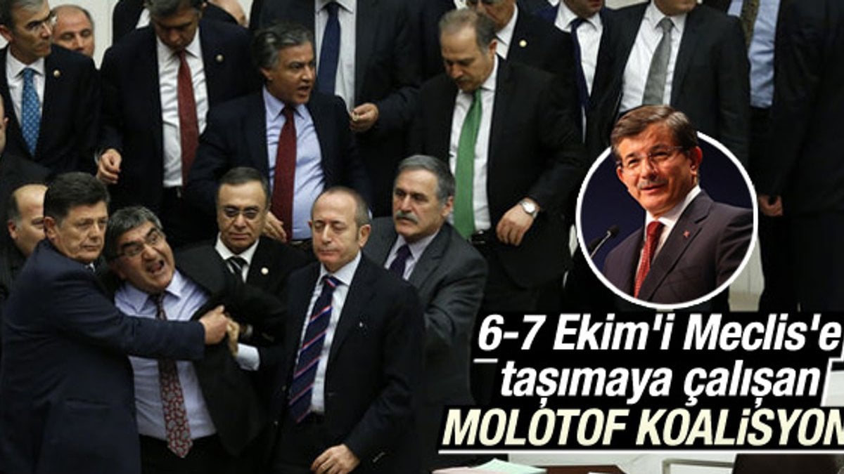 Başbakan Davutoğlu Meclis'teki kavgayı değerlendirdi