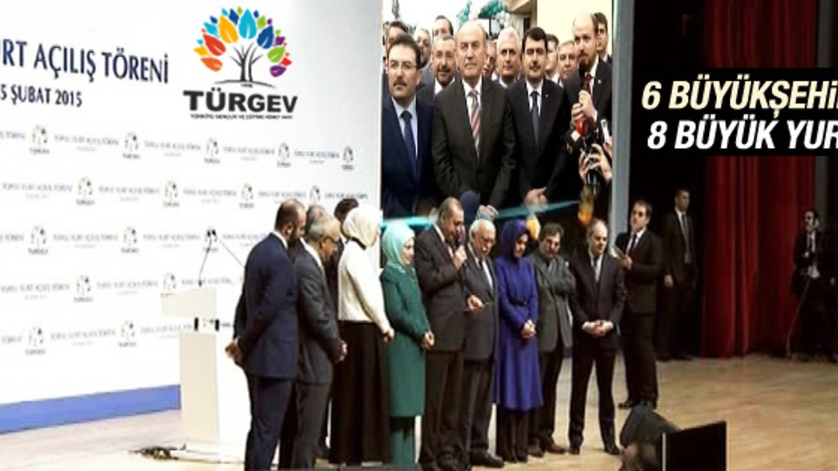 Erdoğan TÜRGEV Yurtları'nın açılışını yaptı