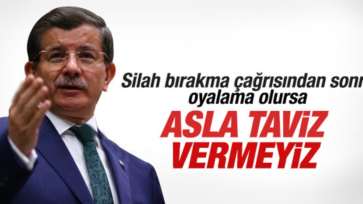 Başbakan Davutoğlu'nun AK Parti grup topantısı konuşması