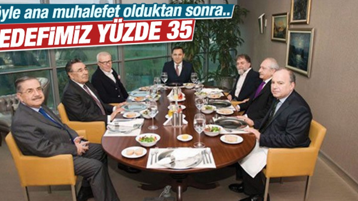 Kemal Kılıçdaroğlu: Seçimde hedefimiz yüzde 35