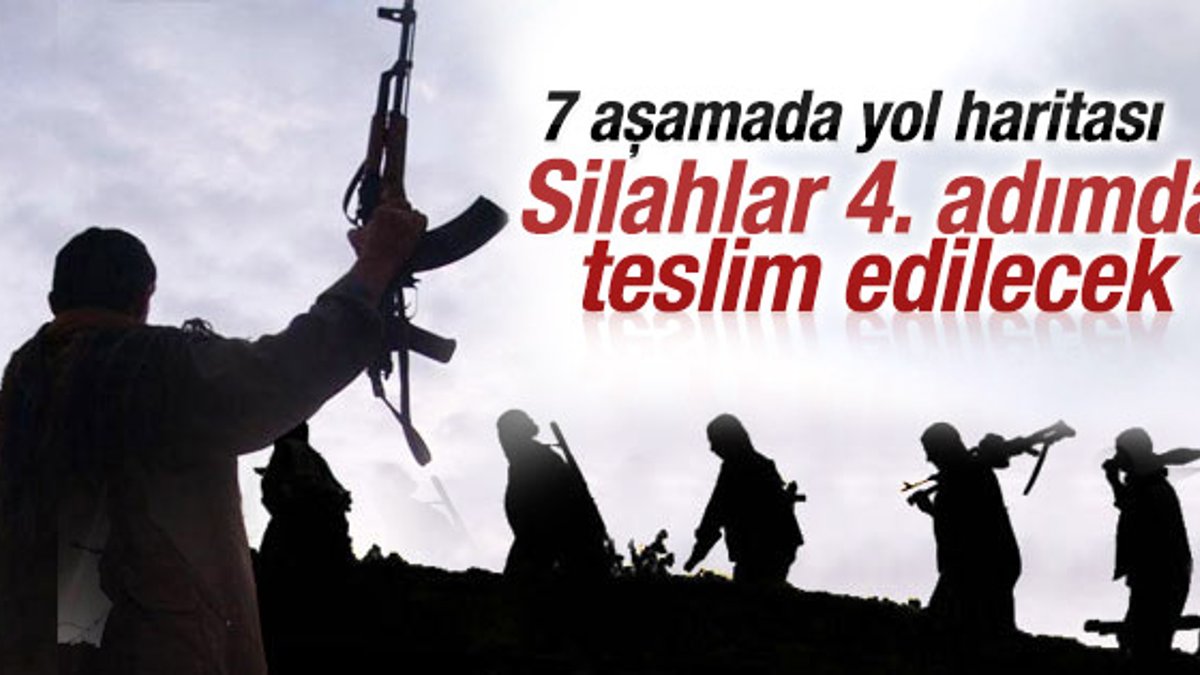 PKK'nın silah bırakması 7 aşamada sağlanacak