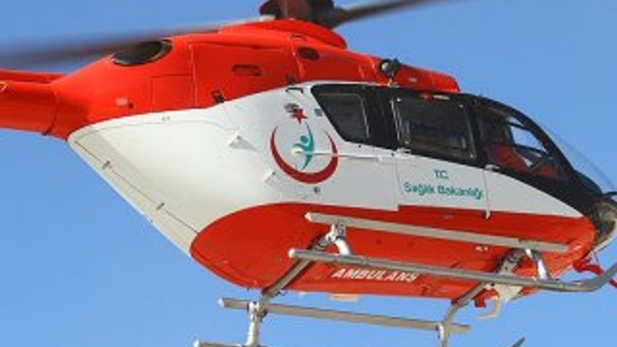 Gece görüşlü ambulans helikopterlerin eğitimleri tamamlandı