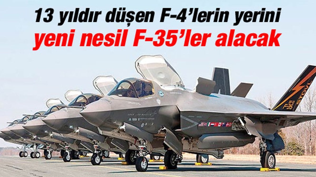 F-4 eğitim uçaklarının yerini F-35 alacak