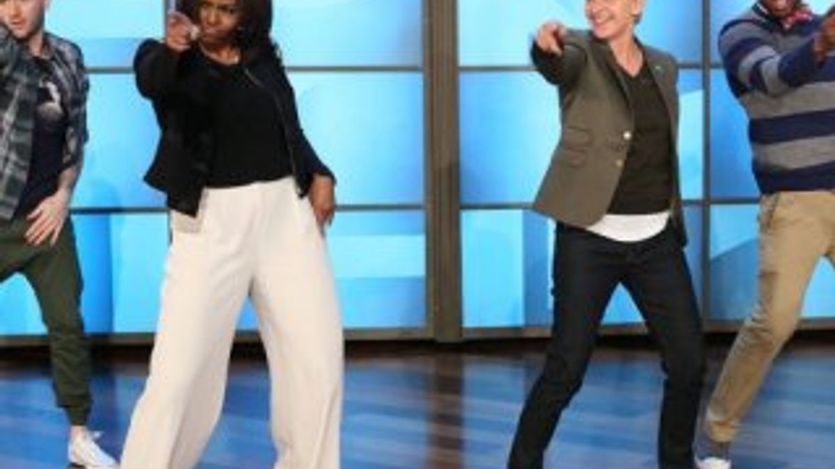 Michelle Obama obeziteyle mücadele için dans etti