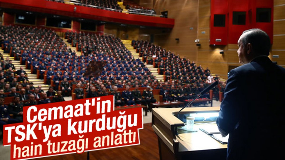 Erdoğan Harp Akademileri Komutanlığı'nı ziyaret etti