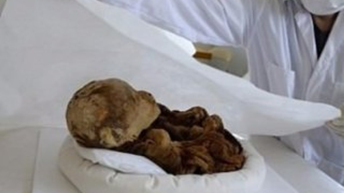 Peru'da bin yıllık mumya bebek bulundu