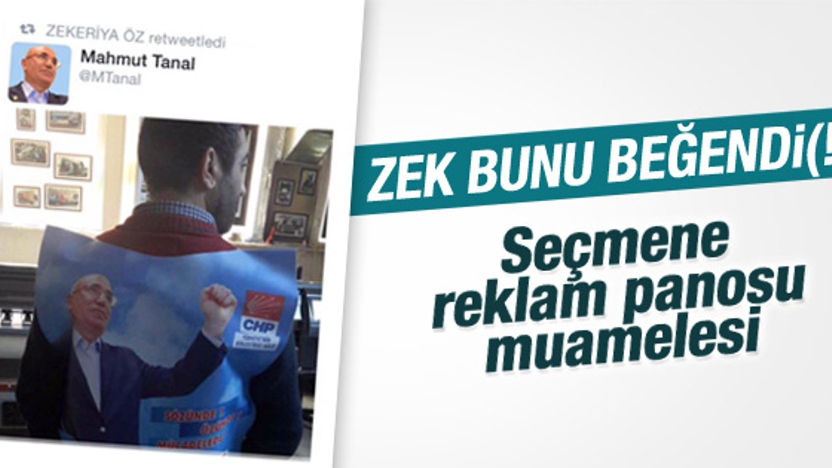 Zekeriya Öz'den Mahmut Tanal'a destek