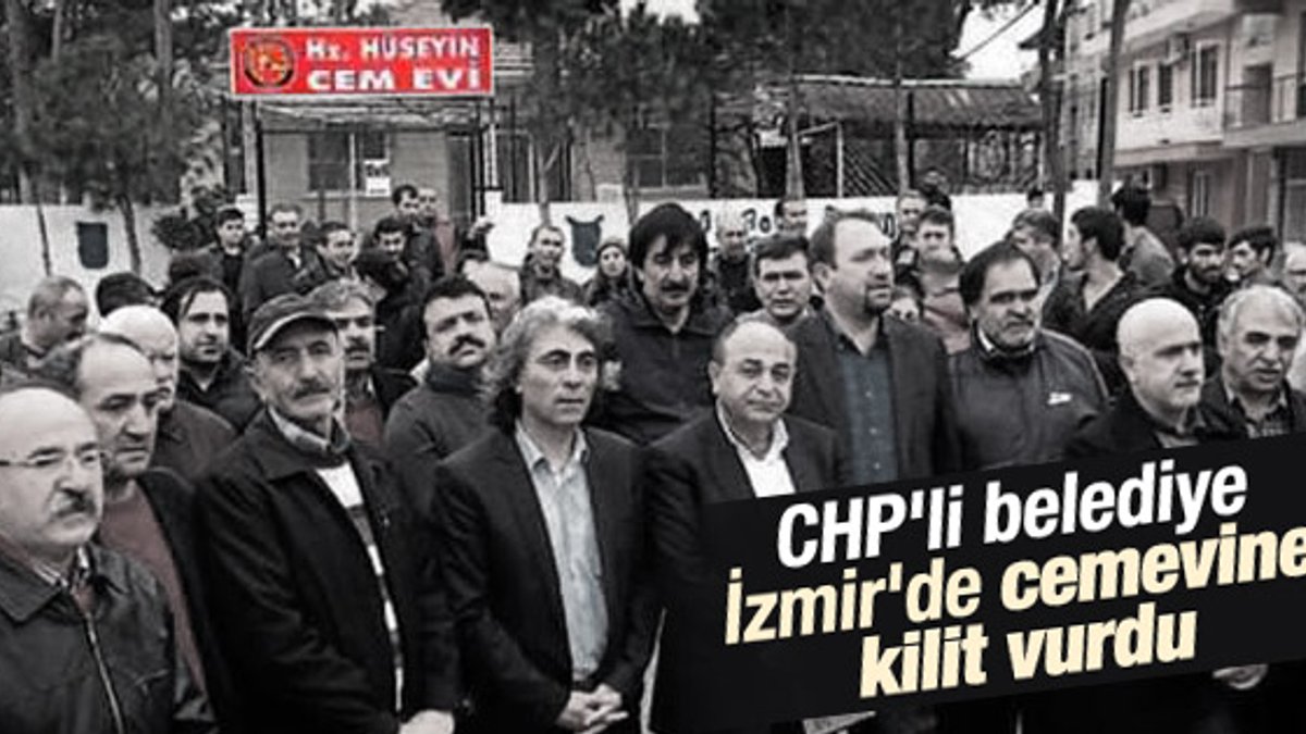 İzmir'de CHP'li belediye cemevini kapattı