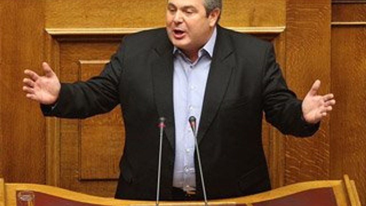 Yunan bakan Kammenos'tan Türkiye'yi kızdıracak açıklama