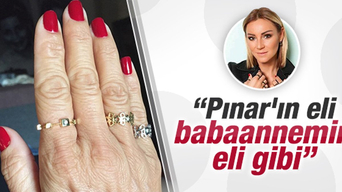 Pınar Altuğ'nun tartışılan elleri