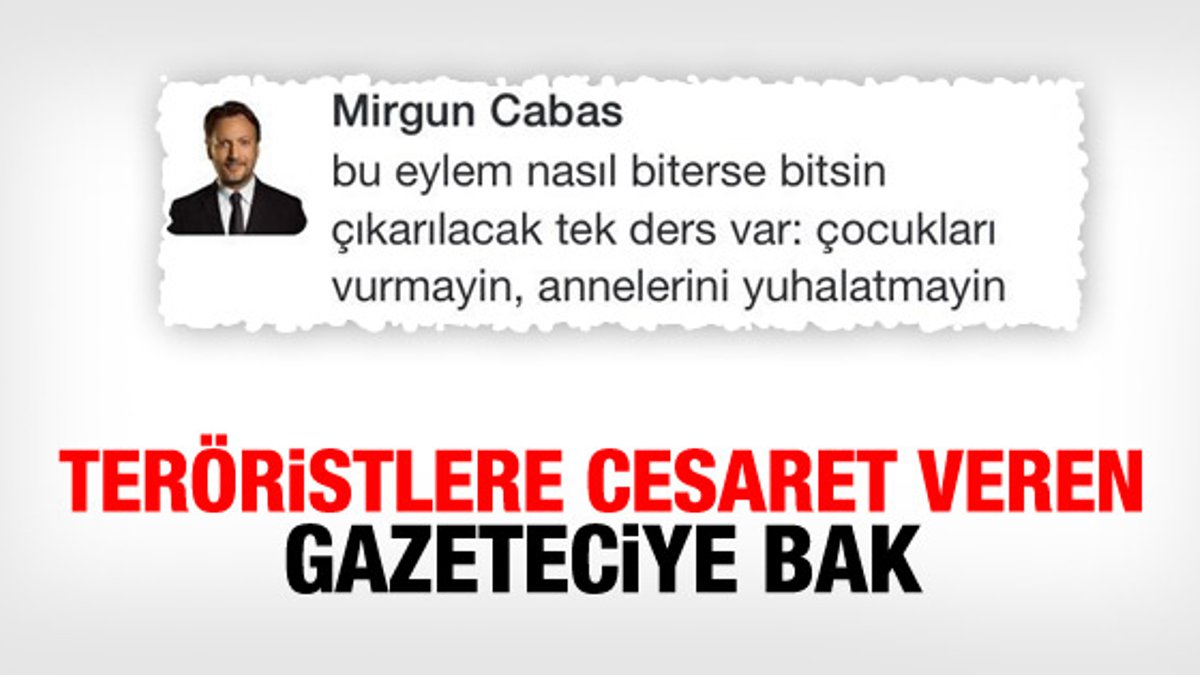 Mirgün Cabas'tan skandal tweet