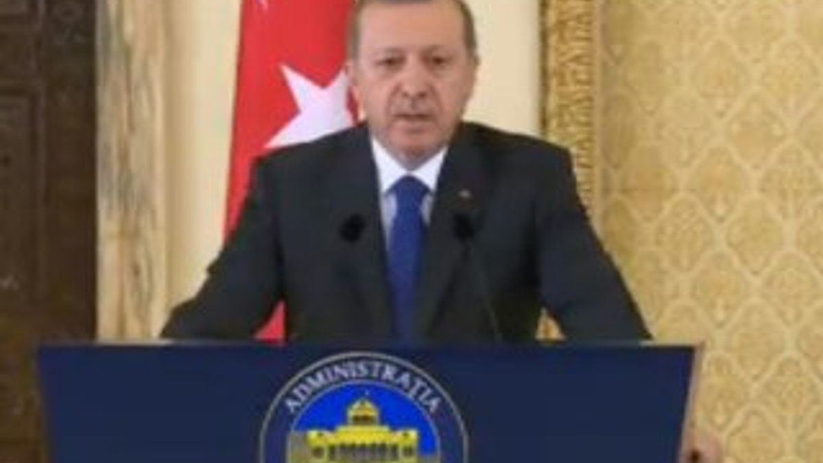 Cumhurbaşkanı Erdoğan'ın Romanya konuşması