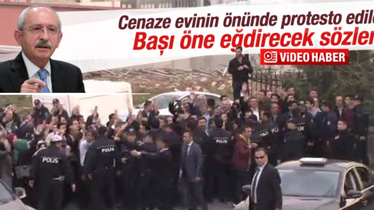 Şehit evine taziyeye giden Kılıçdaroğlu protesto edildi