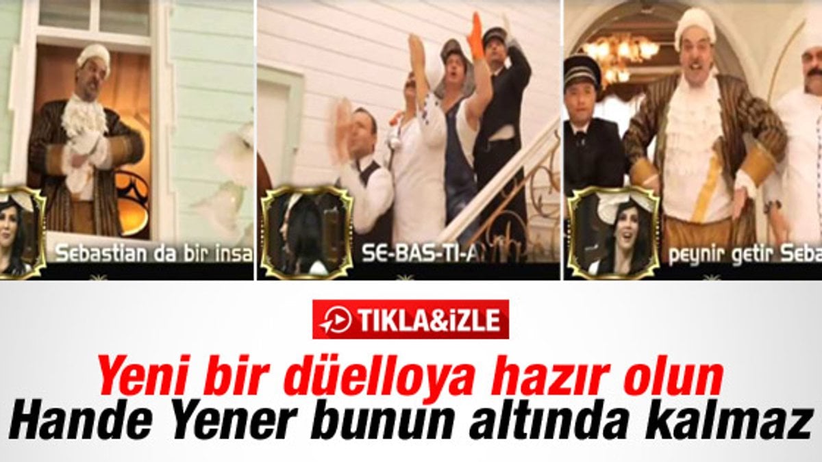 Beyaz'dan Hande Yener'e Sebastian klibi