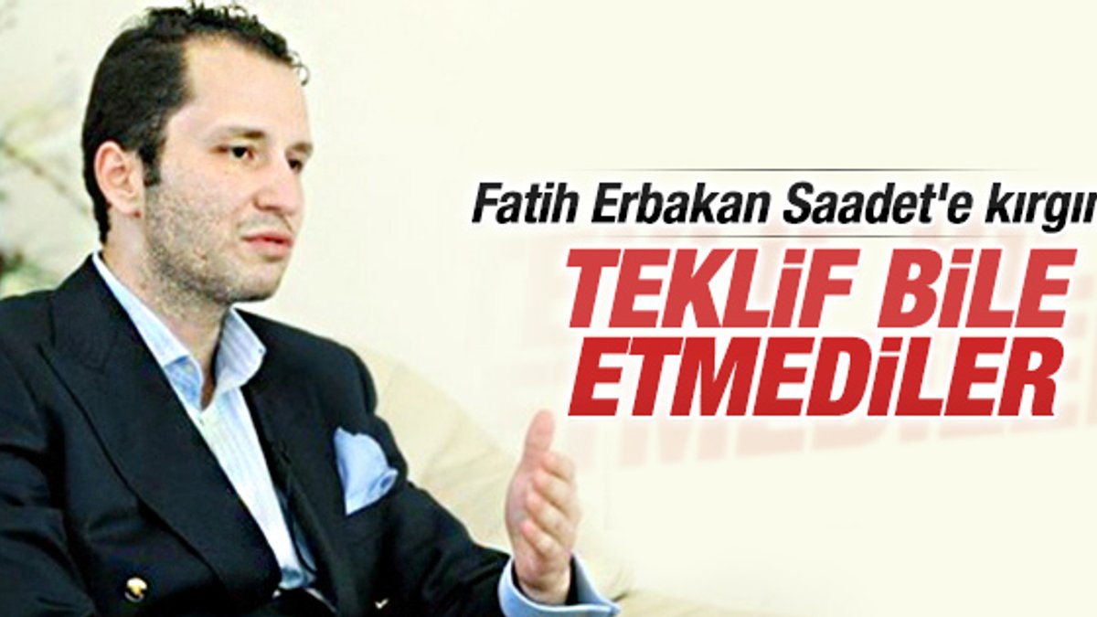 Fatih Erbakan'dan Saadet Partisi hakkında açıklama
