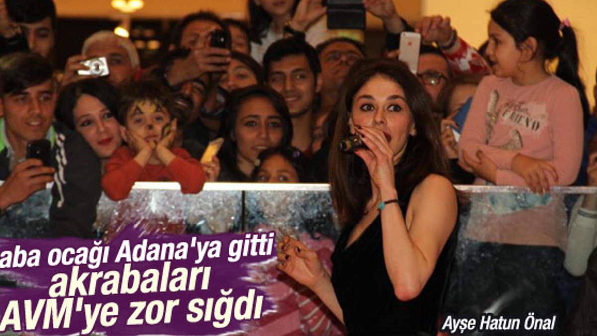 Ayşe Hatun Önal memleketi Adana'da konser verdi