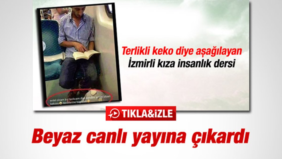 Beyazıt Öztürk İzmirli Ali Uçar'ı canlı yayına çıkardı