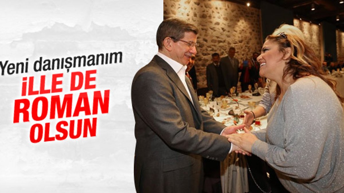 Başbakan Davutoğlu Roman temsilcilerine hitap etti