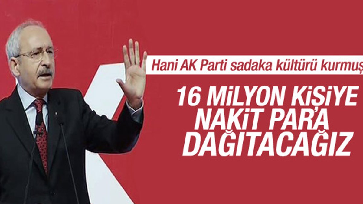 Kemal Kılıçdaroğlu'nun seçim bildirgesi konuşması