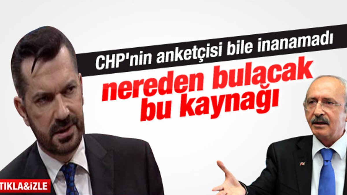 SONAR'ın sahibi CHP'nin vaatlerine şaşırdı