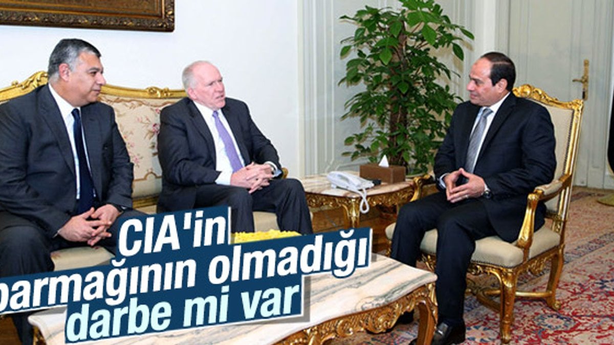 CIA Başkanı Brennan Mısır Cumhurbaşkanı Sisi ile görüştü