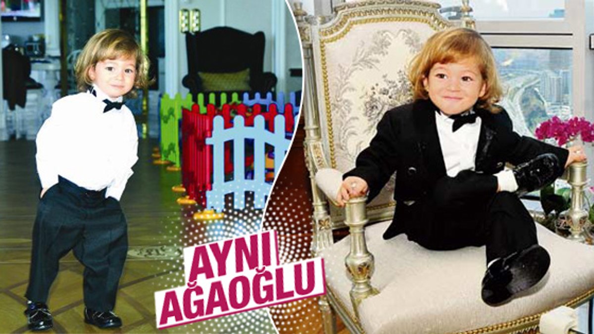 Ali Ağaoğlu'nun küçük oğlu smokin giydi