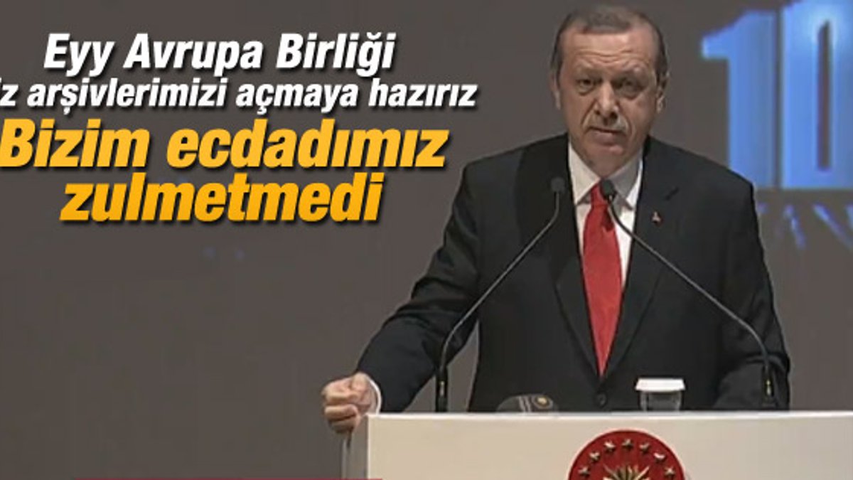Cumhurbaşkanı Erdoğan Çanakkale 100.Yıl Barış Zirvesi'nde
