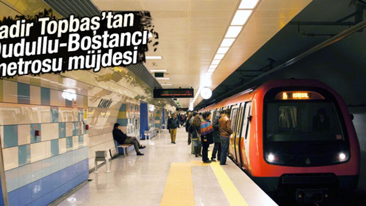Kadir Topbaş’tan Dudullu-Bostancı metrosu müjdesi
