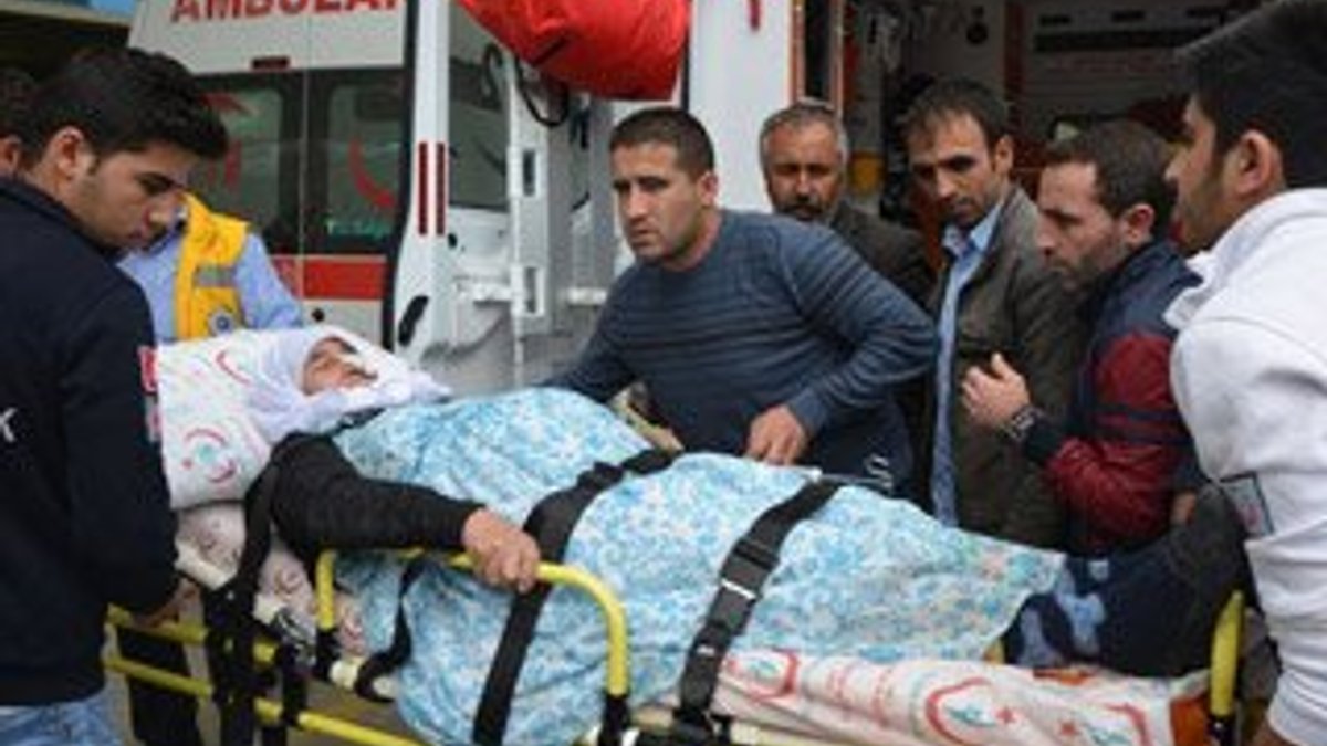 Siirt'te cenaze konvoyunda kaza: 12 yaralı