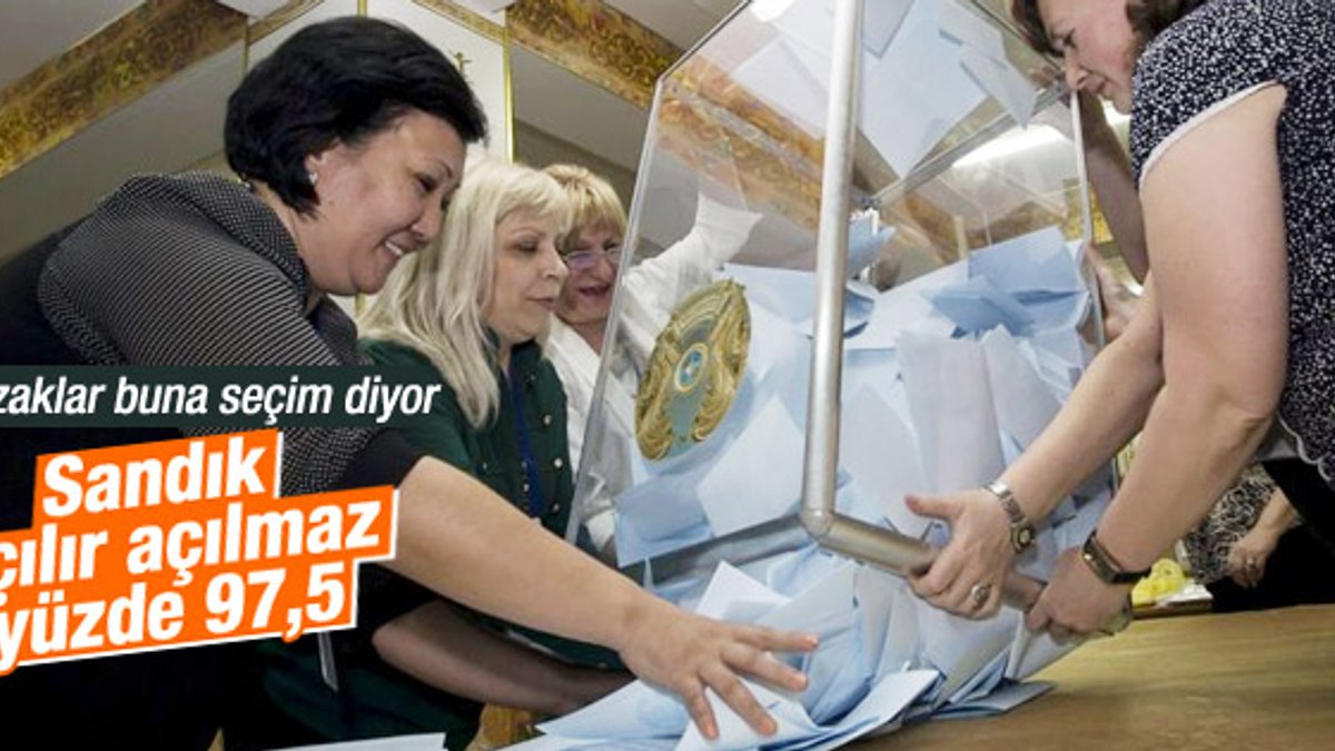 Kazaklar'ın tercihi yine Nazarbayev
