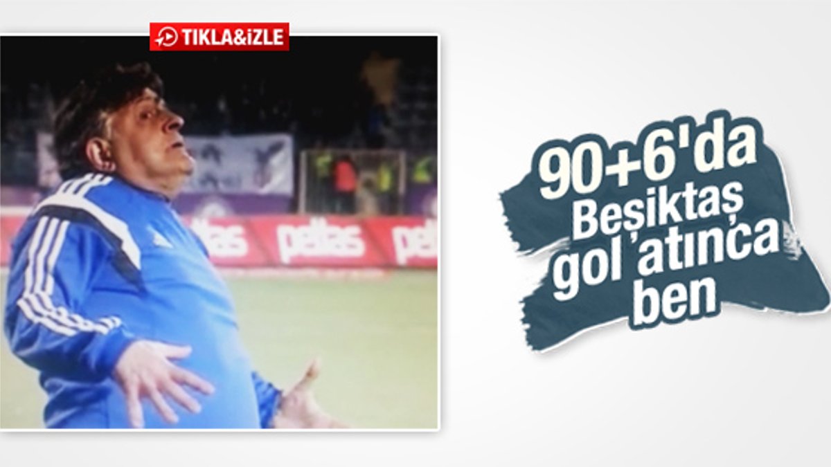 Beşiktaş'ın son dakika golüne Yılmaz Vural'ın tepkisi