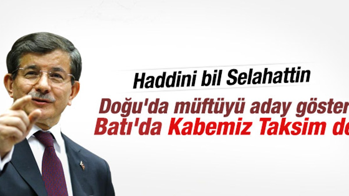 Başbakan Davutoğlu'nun Niğde mitingi konuşması