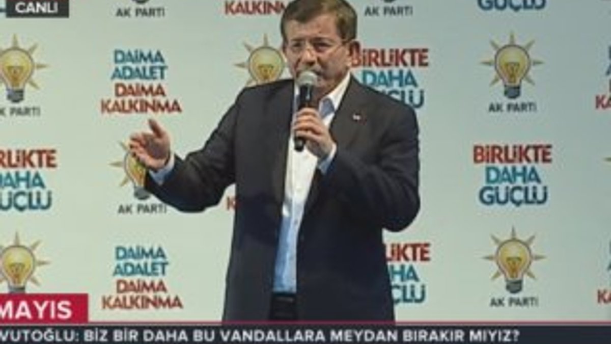 Başbakan Davutoğlu Bartın konuşması