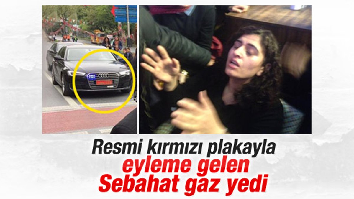 Sebahat Tuncel Beşiktaş'ta biber gazı yedi