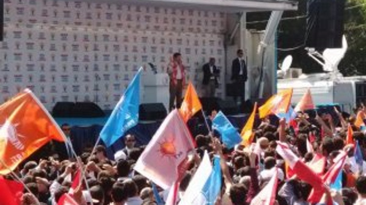 Başbakan Davutoğlu Osmaniye mitinginde