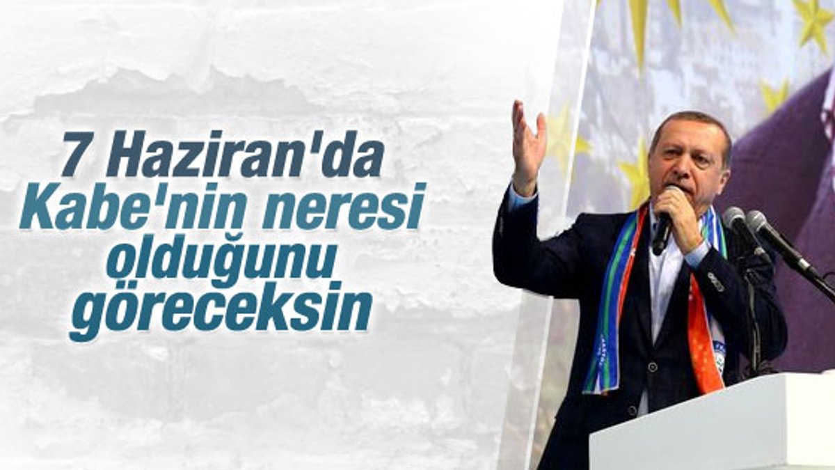 Cumhurbaşkanı Erdoğan'dan Demirtaş'a Kabe cevabı