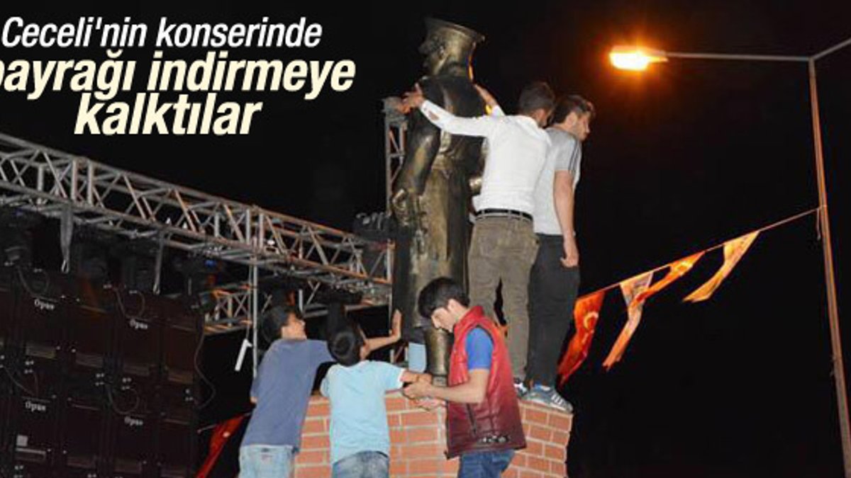 Şanlıurfa'da Mustafa Ceceli konserinde olaylar çıktı