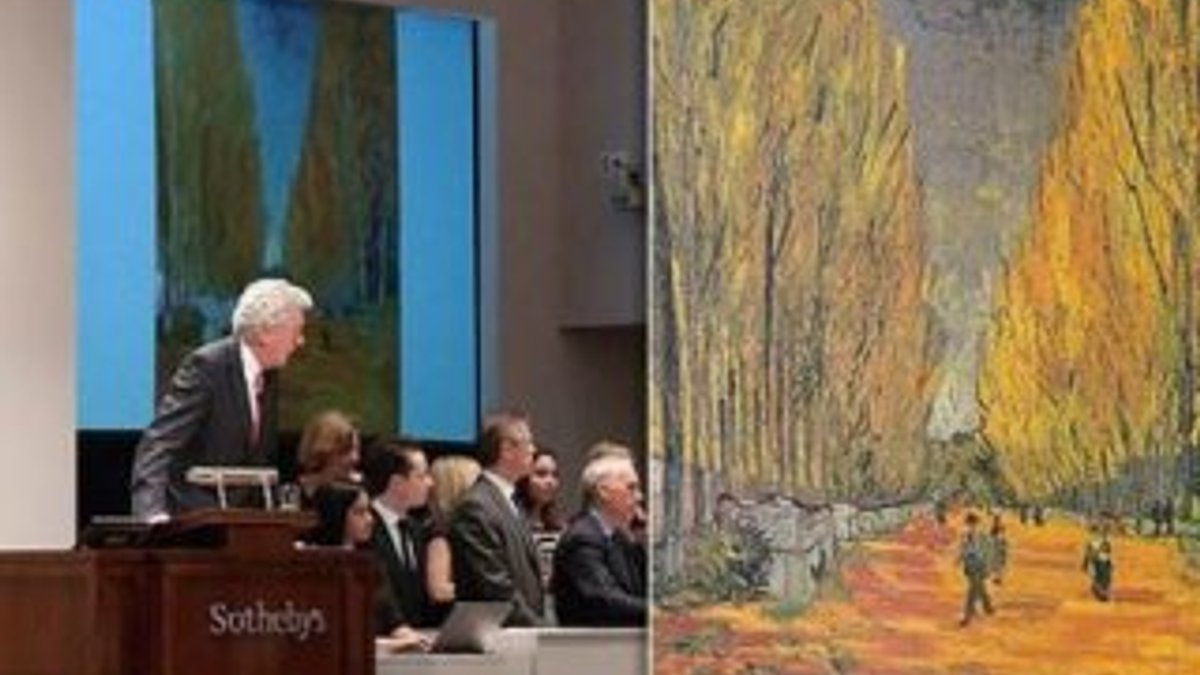 Van Gogh'un eseri 66 milyon dolara satıldı