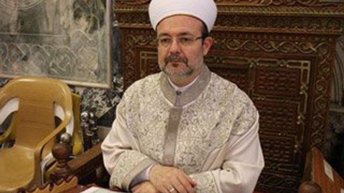 Görmez: İslam ümmetinin Mirac'ı Kudüs'ten gerçekleşecek