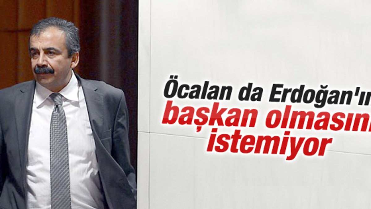 Sırrı Süreyya Öcalan'ın başkanlık fikrini söyledi