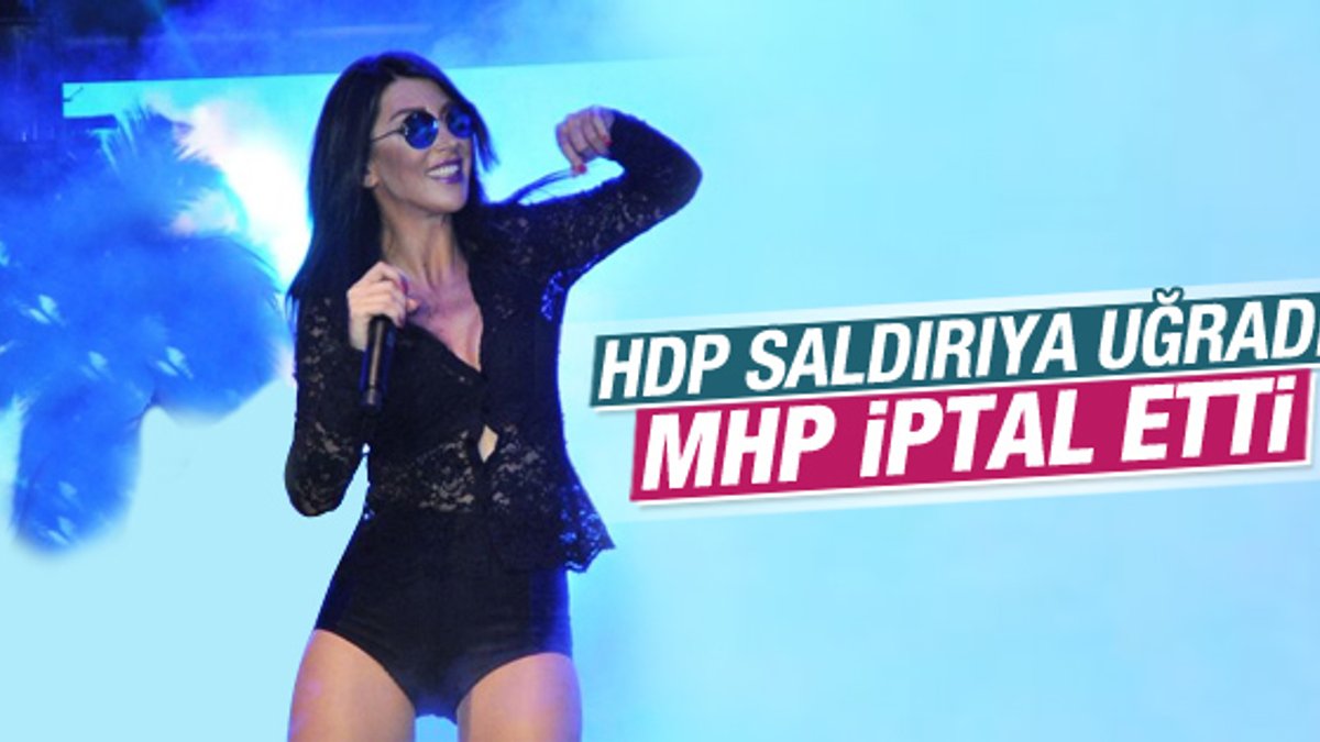 MHP'li belediye HDP için Hande Yener konserini iptal etti