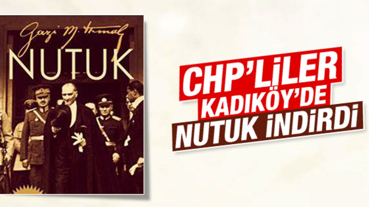 Kadıköy'de Nutuk'tan pasajlar okundu