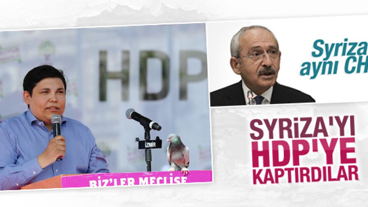 HDP'nin İzmir mitingine Syriza desteği