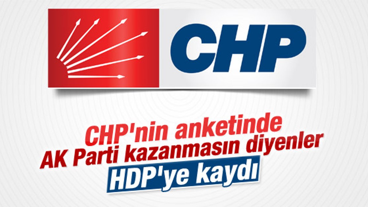 CHP'nin son anketinde HDP baraj üstünde