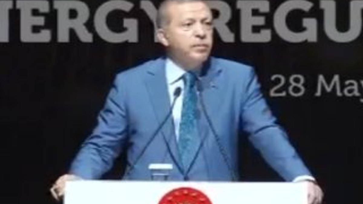 Erdoğan'ın Dünya Enerji Düzenleme Forumu konuşması