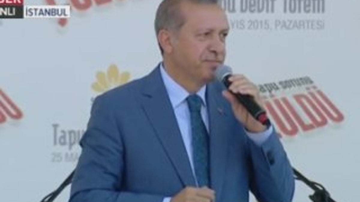 Cumhurbaşkanı Erdoğan'ın Sultanbeyli konuşması