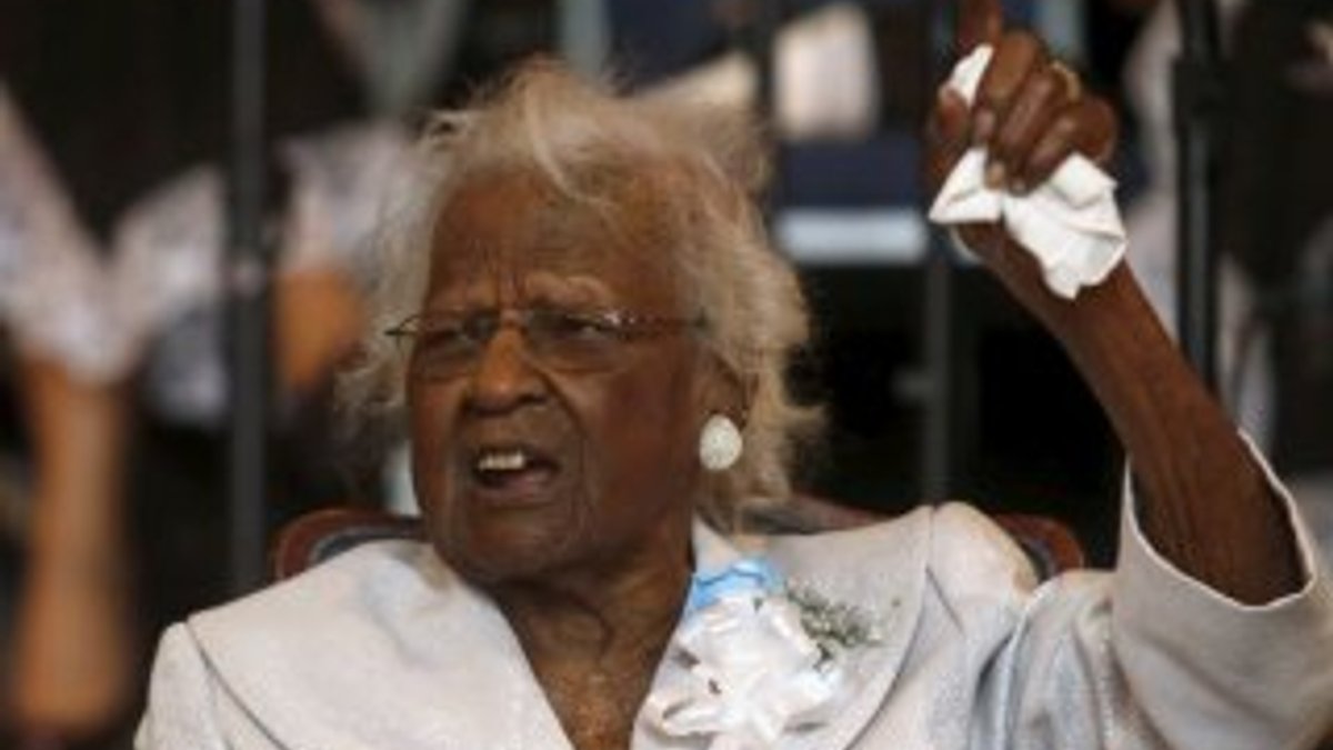Dünyanın en yaşlı kadını doğum gününü kutladı