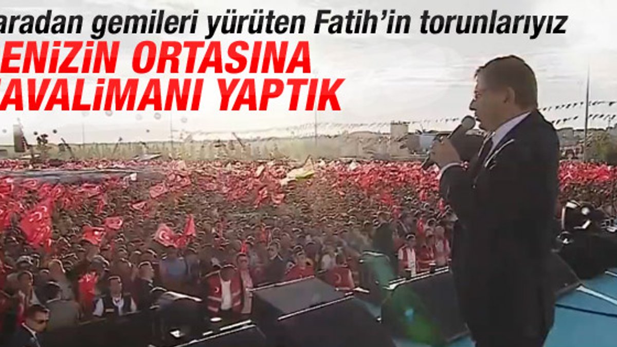 Başbakan Davutoğlu'nun İstanbul'un Fethi konuşması